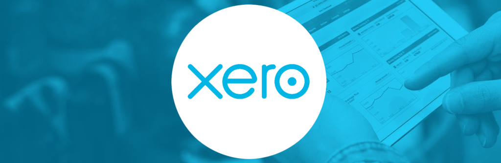 xero logo with background image